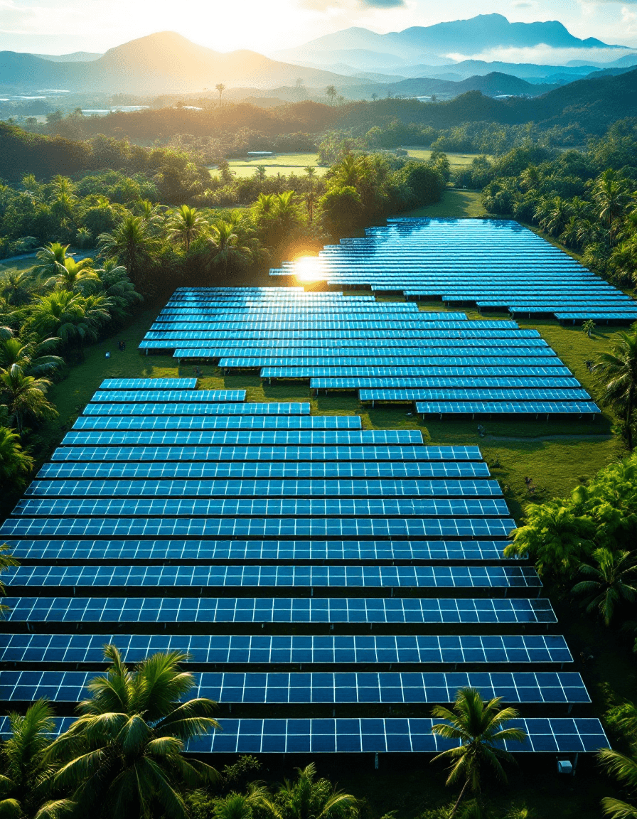 Installation de panneaux solaires